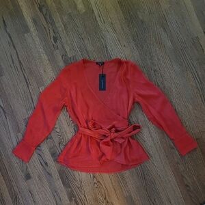 Dynamite wrap blouse